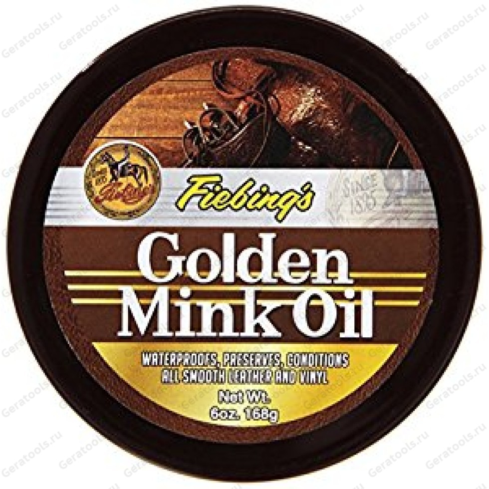 Финишное средство для кожи Golden Mink Oil Leather Protective  168г. арт.53205