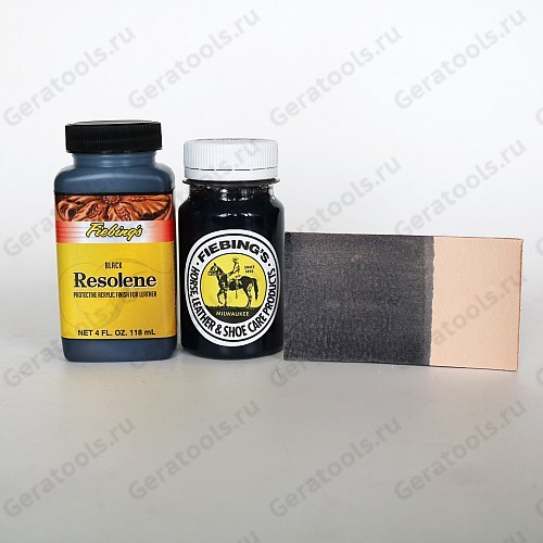 Лак для кожи , акриловый , Acrylic RESOLENE Black (чёрный) Fiebing'S USA